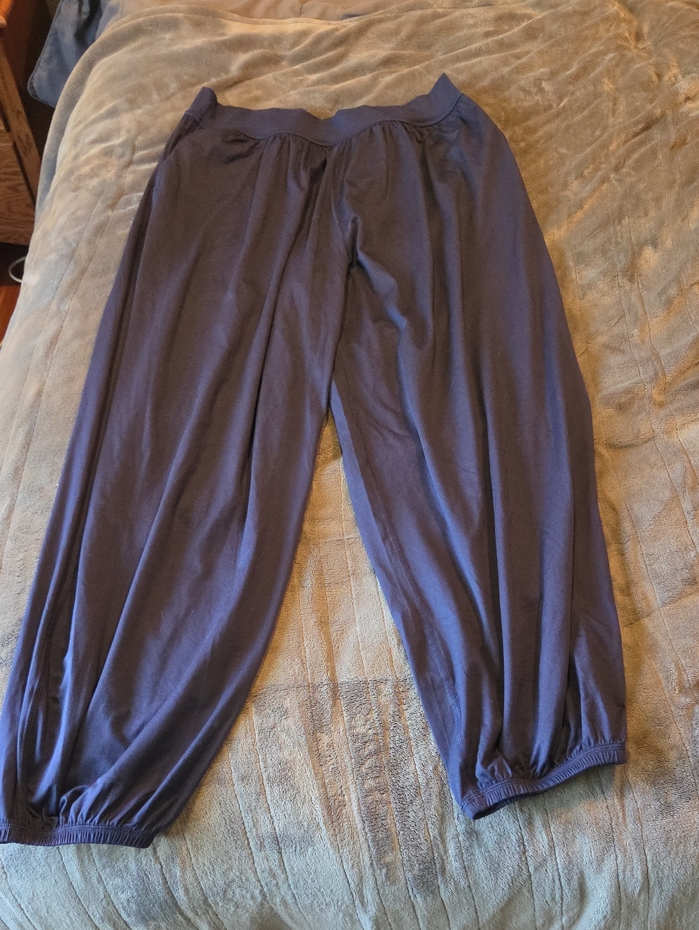 Women's Aerie Offline Elastic-Waist Navy Joggers, Size Xl